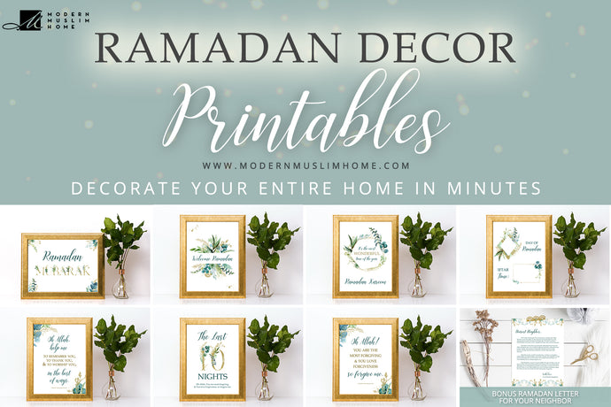 Ramadan Decor Printables! Quick & Easy Ramadan Decor