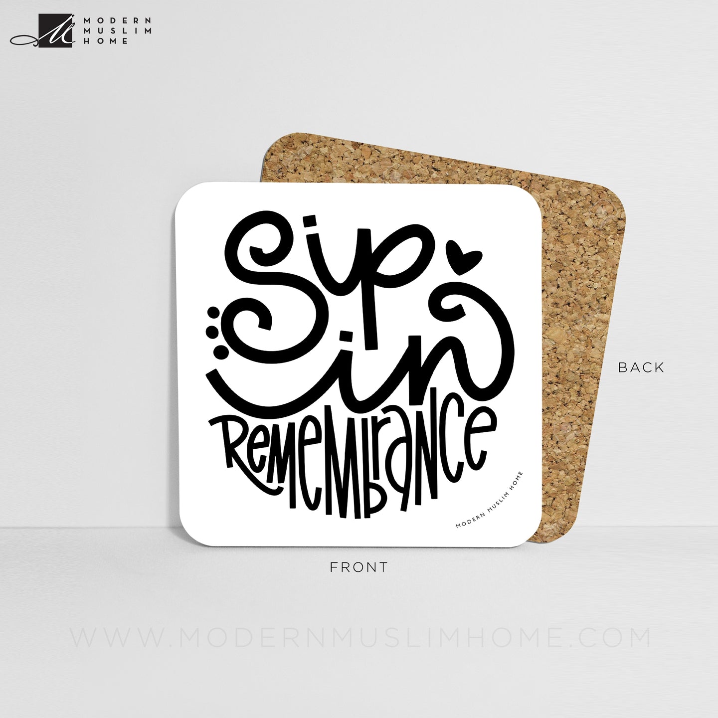 Sip in Remembrance Coaster