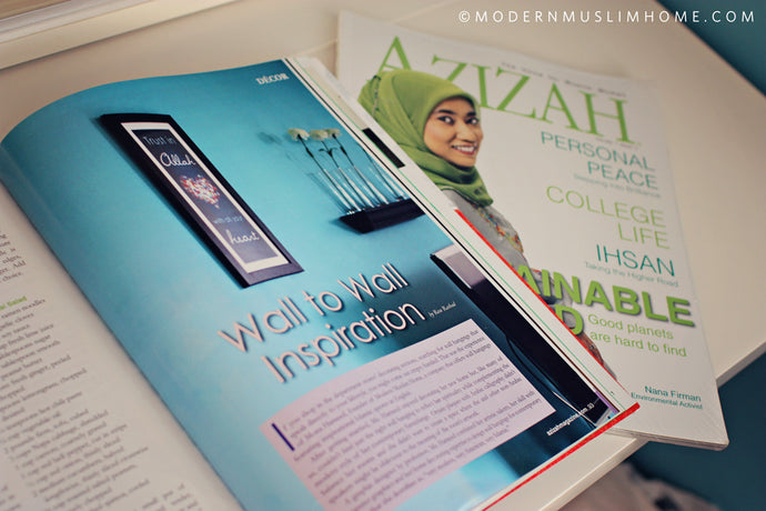 Modern Muslim Home Featured in Azizah Magazine