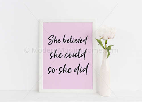 She Believed She Could [Instant Download]