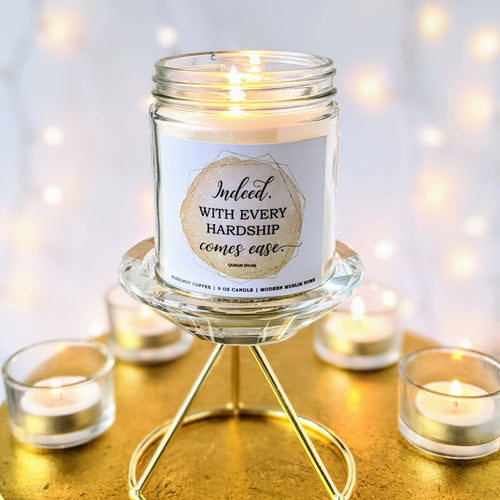 With Hardship Comes Ease Candle [SOLD OUT!]